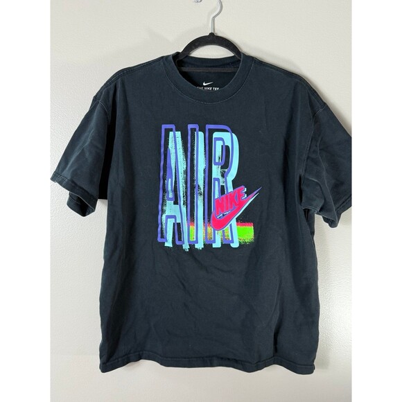 Nike Air Dept Of Archives Official Reissue Mens Medium Nike Air Black T Shirt - Picture 2 of 7